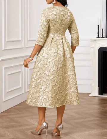 Rochie medie SHEIN, crem