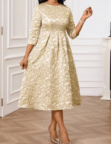 Rochie medie SHEIN, crem