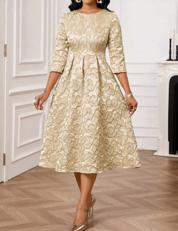 Rochie medie SHEIN, crem