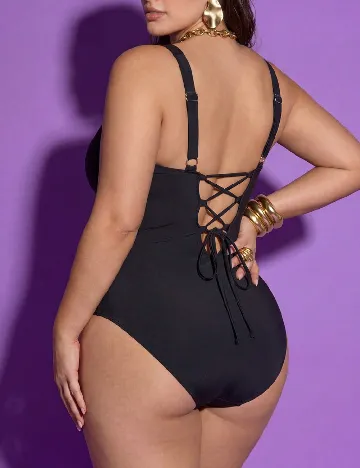 Costum de baie SHEIN CURVE, negru