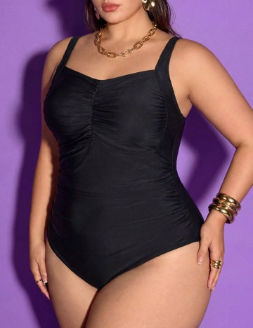 Costum de baie SHEIN CURVE, negru