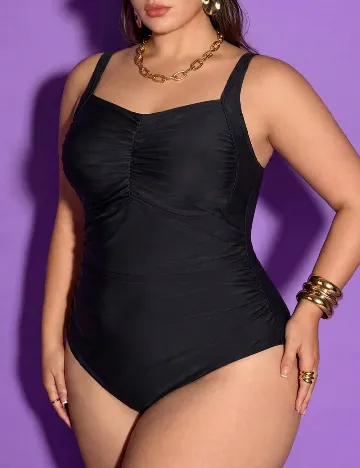 Costum de baie SHEIN CURVE, negru