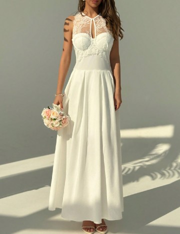 Rochie lunga SHEIN, alb