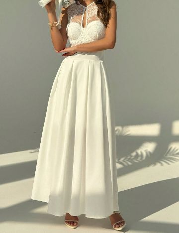 Rochie lunga SHEIN, alb