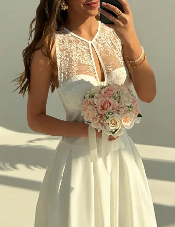 Rochie lunga SHEIN, alb