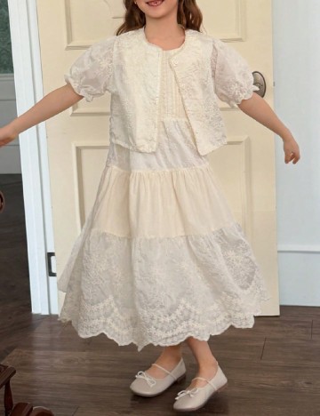 Rochie Dazy Kids, crem