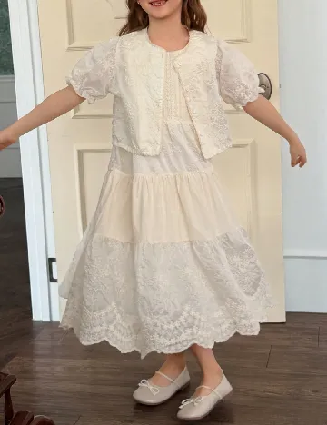 Rochie Dazy Kids, crem