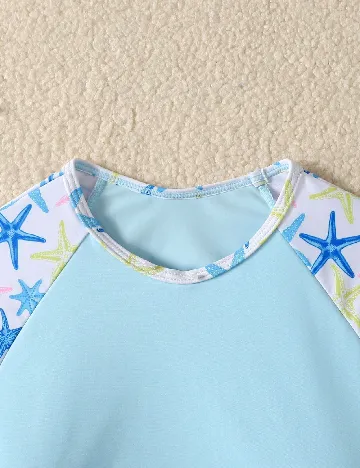 Costum de baie Shein Kids, albastru