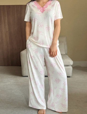 Pijama SHEIN, ecru