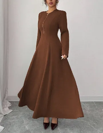 Rochie lunga SHEIN, maro