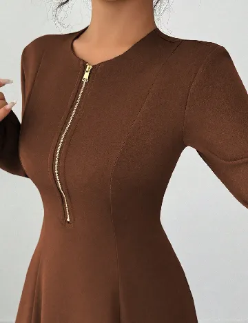 Rochie lunga SHEIN, maro