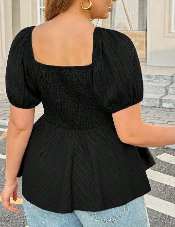 Bluza SHEIN CURVE, negru