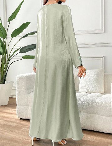 Rochie lunga SHEIN, verde