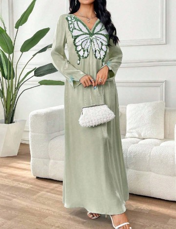 Rochie lunga SHEIN, verde