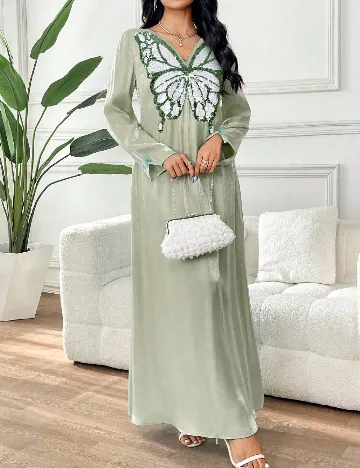Rochie lunga SHEIN, verde