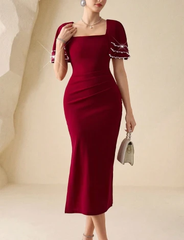 Rochie medie SHEIN, rosu