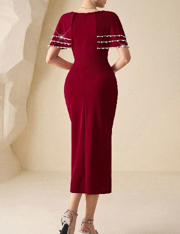 Rochie medie SHEIN, rosu