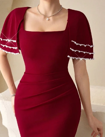 Rochie medie SHEIN, rosu