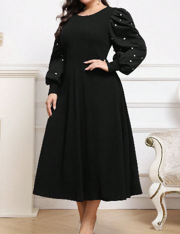 Rochie lunga SHEIN CURVE, negru
