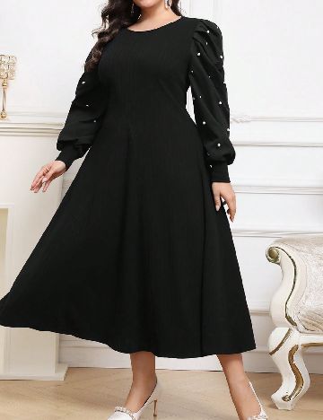 Rochie lunga SHEIN CURVE, negru