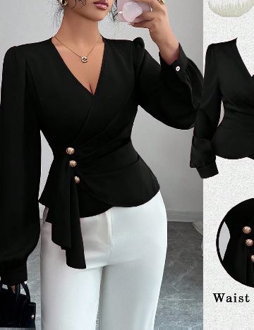 Bluza SHEIN, negru