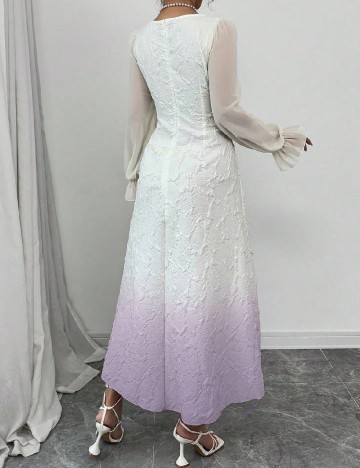 Rochie lunga SHEIN, crem