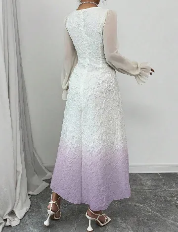 Rochie lunga SHEIN, crem