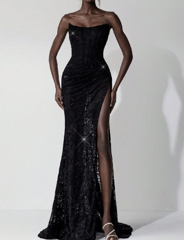 Rochie lunga SHEIN, negru