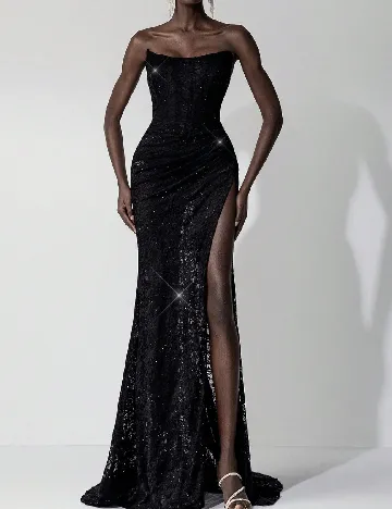 Rochie lunga SHEIN, negru