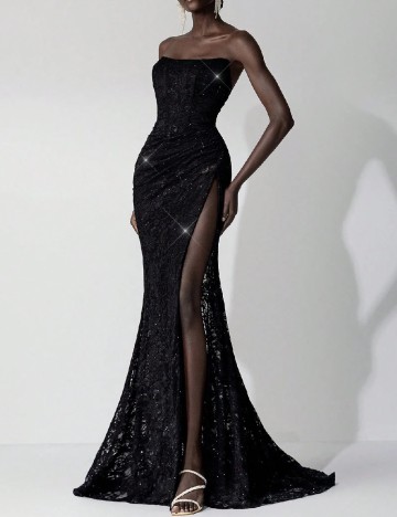 Rochie lunga SHEIN, negru