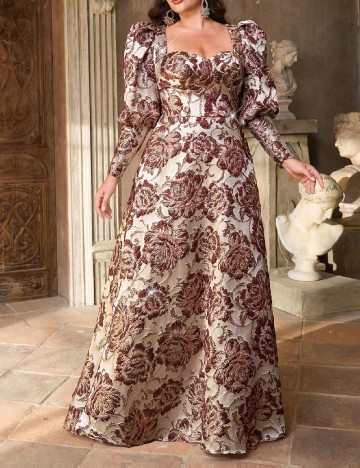 Rochie lunga SHEIN CURVE, floral