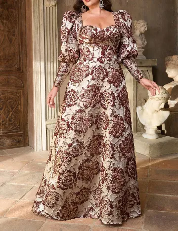 Rochie lunga SHEIN CURVE, floral
