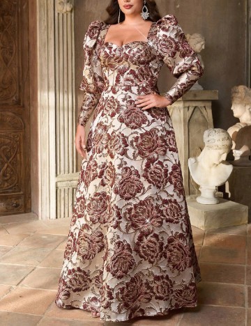 Rochie lunga SHEIN CURVE, floral