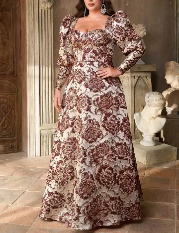 Rochie lunga SHEIN CURVE, floral