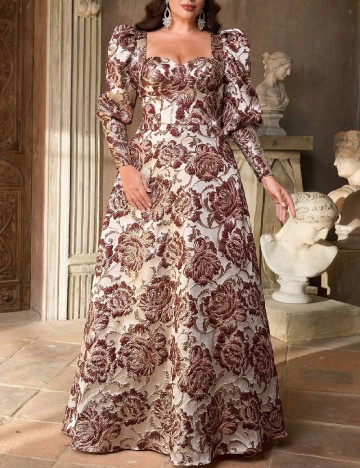 Rochie lunga SHEIN CURVE, floral