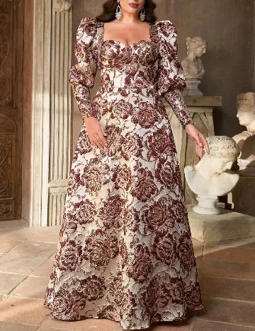 Rochie lunga SHEIN CURVE, floral