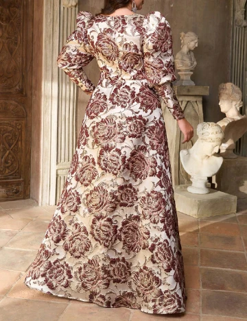 Rochie lunga SHEIN CURVE, floral