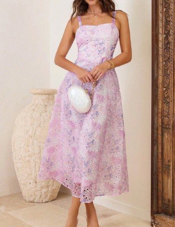 Rochie lunga SHEIN, roz