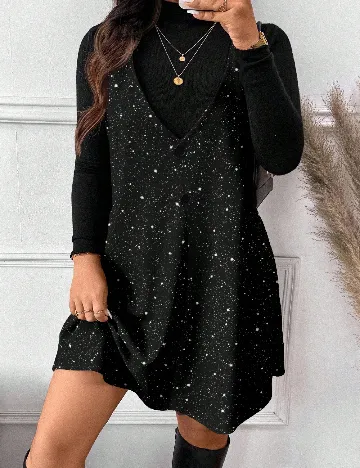 Compleu SHEIN CURVE, negru