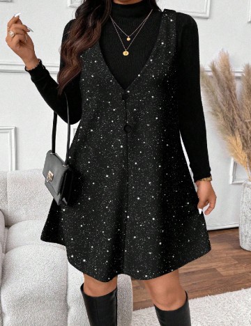 Compleu SHEIN CURVE, negru