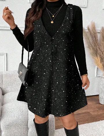 Compleu SHEIN CURVE, negru