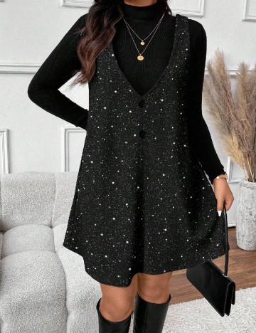 Compleu SHEIN CURVE, negru