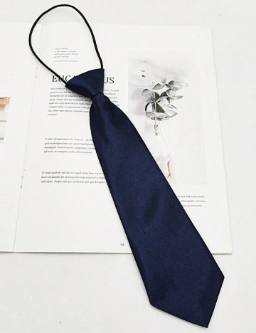 Cravata Shein Kids, bleumarin