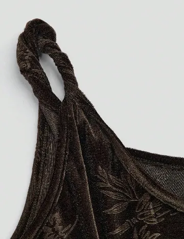 Rochie scurta SHEIN CURVE, maro