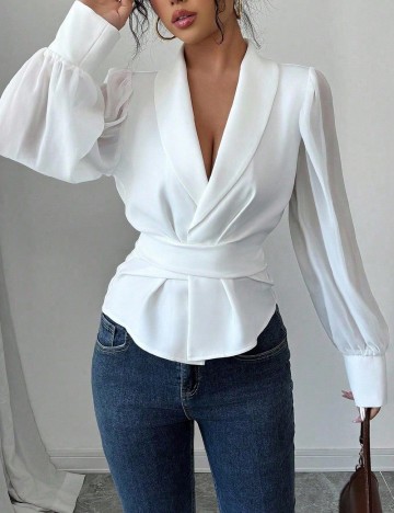 Bluza SHEIN, alb