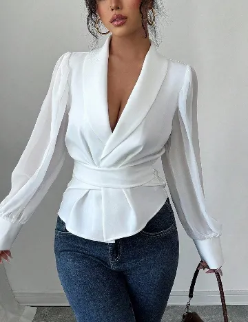 Bluza SHEIN, alb