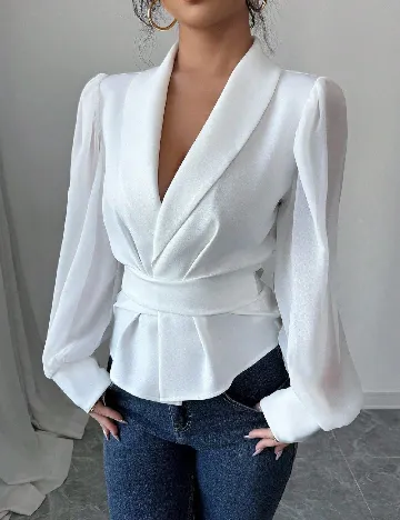 Bluza SHEIN, alb