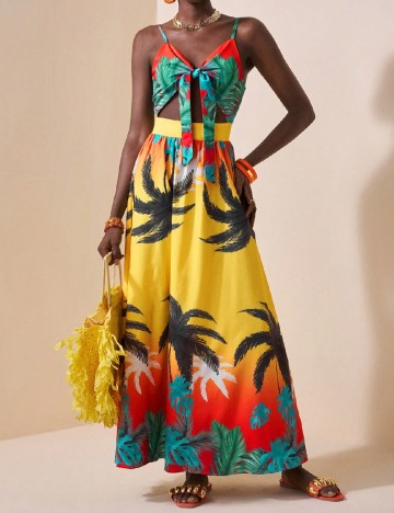 Rochie lunga SHEIN, mix culori