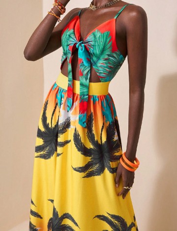 Rochie lunga SHEIN, mix culori