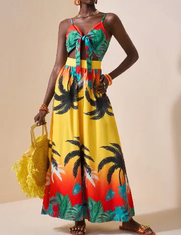Rochie lunga SHEIN, mix culori